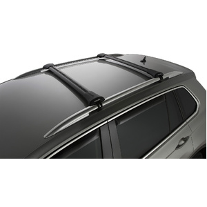 Rhino-Rack JA7970 Vortex StealthBar Black 2 Bar Roof Rack for VOLKSWAGEN Tiguan Gen2 With Roof Rails 5DR SUV (01/2016-12/2025)
