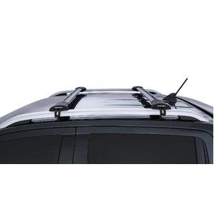 Rhino-Rack JA7971 Vortex StealthBar Black 2 Bar Roof Rack for FORD Ranger Wildtrak Gen 2 (P703) Double Cab (With Roof Rails) 4DR Ute (01/2022-Current)