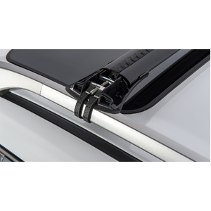 Rhino-Rack JA7973 Vortex StealthBar Black 2 Bar Roof Rack for SKODA Octavia With Roof Rails 5DR Wagon (10/2007-10/2013)