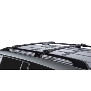 Rhino-Rack JA7981 Vortex StealthBar Black 2 Bar Roof Rack for TOYOTA Land Cruiser 200 Series With Roof Rails 5DR 4WD (01/2007-12/2021)