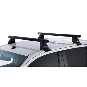 Rhino-Rack JA7999 Heavy Duty 2500 Black 2 Bar Roof Rack for TOYOTA Hilux Gen 8 Double Cab 4DR Ute (10/2015-Current)
