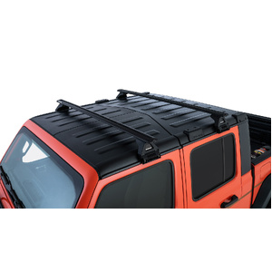 Rhino-Rack JB0099 Vortex RL110 Black 2 Bar Roof Rack for JEEP Gladiator JT 4DR Ute (06/2020-Current)