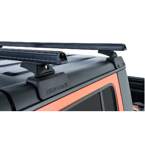 Rhino-Rack JC-00297 Heavy Duty Black 2 Bar Rhino-Rack Backbone Roof Rack &amp; RCL Legs for JEEP Gladiator JT 4DR Ute (06/2020-Current)