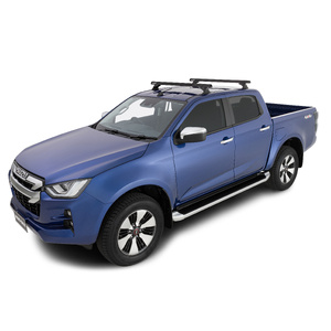 Rhino-Rack JC-00568 Heavy Duty RCH Black 2 Bar Roof Rack for MAZDA BT50 Gen3 Dual Cab 4DR Ute (01/2020-Current)