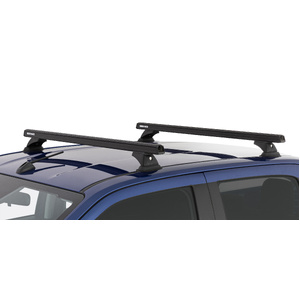 Rhino-Rack JC-00568 Heavy Duty RCH Black 2 Bar Roof Rack for ISUZU D-Max Gen3 Crew Cab 4DR Ute (01/2020-Current)