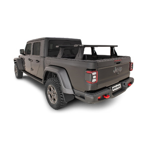 Rhino-Rack JC-01271 Reconn-Deck 2 Bar Ute Tub System for JEEP Gladiator JT &amp; Trail Rails installed 4DR Ute (01/2020-Current)