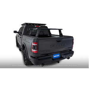 Rhino-Rack JC-01297 Reconn-Deck 2 Bar Ute Tub System &amp; 2 NS Bars for RAM 1500 Gen5 DT (5'7 BED WITH RAMBOX) &amp; Utility Tracks installed Quad Cab 4DR Ut