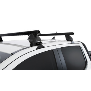 Rhino-Rack JC-01544 Heavy Duty 2500 Black 2 Bar Roof Rack for VOLKSWAGEN Amarok Gen2 Double Cab 4DR Ute (01/2023-Current)