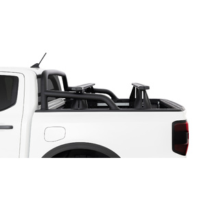 Rhino-Rack JC-06652 Reconn-Deck 2 Bar Ute Tub System for FORD Ranger Gen 2 (P703) Truck Bed (With Ford Internal Side Wall Tracks) Double Cab 4DR Ute (