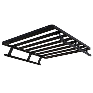 Chevrolet Silverado Crew Cab / Short Load Bed (2007-Current) Slimline II Load Bed Rack Kit by Front Runner - KRCS004T
