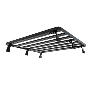 Mahindra Pik-Up Double Cab (2022-Current) Roll Top Slimline II Bed Rack Kit by Front Runner - KRMD007T