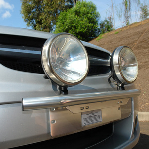 Bushranger Night Hawk X-Bar Number Plate Light Mounting Bar (Chrome)