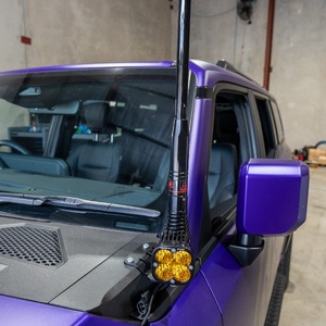 Pirate Camp Co. Aerial Bracket with Ditch Light Mount to suit Toyota Prado 250 Series (Driver Side)