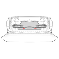 HSP Load Slide to suit Ford Ranger / Raptor PX Dual Cab 2012 - 2023 (No Tub Liner)