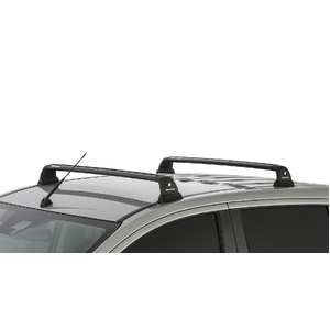 Rhino-Rack RVP50 Vortex RVP Black 2 Bar Roof Rack for MITSUBISHI Triton Gen5 MQ/MR Double Cab 4DR Ute (01/2015-12/2024)