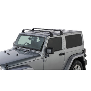 Rhino-Rack SG60 Vortex SG Black 2 Bar Roof Rack for JEEP Wrangler JK Hard Top 2DR 4WD (02/2011-03/2019)