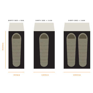 Darche Dirty Dee Plus Swag - 1100