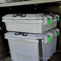 Rhino-Rack T54SBMG - TRED Storage Box 65L- Grey With Green