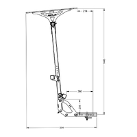 Rola Vertical Bike Rack - 5 Bike Carrier