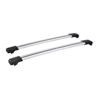 Prorack Silver 2 Bar Aero Rail Bar kit to suit Nissan Qashqai 5dr SUV (2014 - 2022)