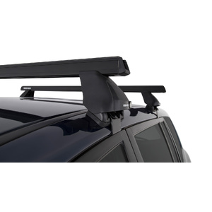 Rhino-Rack JA0155 Heavy Duty 2500 Black 2 Bar Roof Rack for MITSUBISHI Challenger PB 4DR SUV (12/2009-12/2015)
