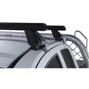 Rhino-Rack JA0199 Heavy Duty 2500 Black 2 Bar Roof Rack for HOLDEN Colorado Space Cab 2DR Ute (06/2012-Current)