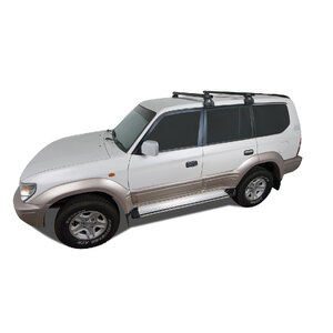 Rhino-Rack JA0631 Heavy Duty RL110 Black 2 Bar Roof Rack for MITSUBISHI L300 SWB 2DR Van (04/1980-05/2013)