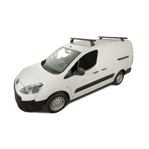 Rhino-Rack JA0658 Heavy Duty RLTF Black 2 Bar Roof Rack for CITROEN Berlingo II 4DR Van (01/2009-12/2018)