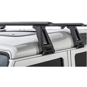 Rhino-Rack JA2789 Vortex RL210 Black 4 Bar Roof Rack for LAND ROVER Defender 110 (incl. Hard Top) 4DR 4WD (03/1993-12/2020)