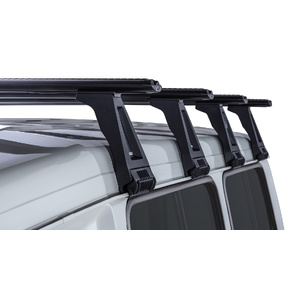 Rhino-Rack JA2791 Vortex RL210 Black 4 Bar Roof Rack for TOYOTA Land Cruiser 78 Series Troop Carrier 2DR 4WD (03/2007-Current)