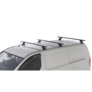Rhino-Rack JA5753 Vortex RLTF Black 3 Bar Roof Rack for HYUNDAI iLoad 2DR Van (01/2008-12/2021)