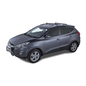 Rhino-Rack JA7970 Vortex StealthBar Black 2 Bar Roof Rack for HYUNDAI ix35 With Roof Rails 4DR SUV (02/2010-07/2015)