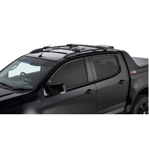 Rhino-Rack JA7980 Vortex StealthBar Black 2 Bar Roof Rack for JEEP Renegade BU With Roof Rails 4DR SUV (07/2015-Current)