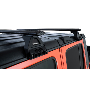 Rhino-Rack JB0099 Vortex RL110 Black 2 Bar Roof Rack for JEEP Gladiator JT 4DR Ute (06/2020-Current)