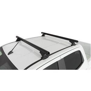 Rhino-Rack JC-00568 Heavy Duty RCH Black 2 Bar Roof Rack for ISUZU D-Max Gen2 TF (LS-U/LS-M/X-Runner) Crew Cab 4DR Ute (01/2012-12/2020)