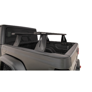 Rhino-Rack JC-01271 Reconn-Deck 2 Bar Ute Tub System for JEEP Gladiator JT &amp; Trail Rails installed 4DR Ute (01/2020-Current)