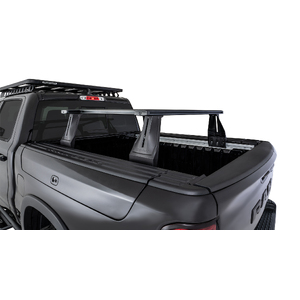 Rhino-Rack JC-01297 Reconn-Deck 2 Bar Ute Tub System &amp; 2 NS Bars for RAM 1500 Gen4 DS (5'7 BED WITH RAMBOX) &amp; Utility Tracks installed Quad Cab 4DR Ut