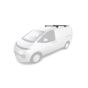 Rhino-Rack JC-01501 Heavy Duty RCH Black 2 Bar Roof Rack for HYUNDAI Staria-Load US4 5DR Van (01/2021-Current)