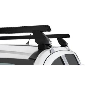 Rhino-Rack JC-01544 Heavy Duty 2500 Black 2 Bar Roof Rack for VOLKSWAGEN Amarok Gen2 Double Cab 4DR Ute (01/2023-Current)