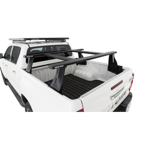 Rhino-Rack JC-01579 Reconn-Deck 2 Bar Ute Tub System &amp; 2 NS Bars for TOYOTA Hilux Gen8 SR5 (A-Deck Tub - Without external hooks) Double Cab 4DR Ute (0