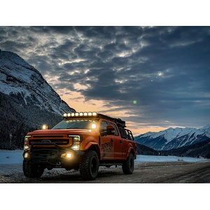 Ford F-250 Super Duty, Crew Cab (1999-2016) Slimline II Roof Rack Kit / Tall by Front Runner - KRFF012T