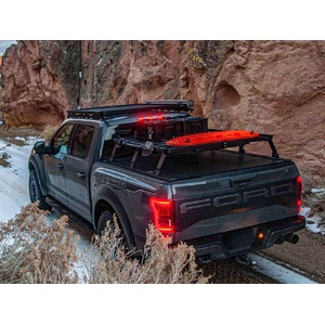 Ford F-150 6.5' (2015-Current) Roll Top Slimline II Load Bed Rack Kit by Front Runner - KRFF015T
