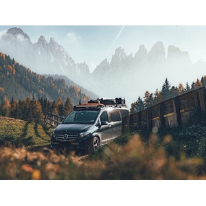 Mercedes-Benz V-Class XLWB (2014-Current) Slimline II Roof Rack Kit by Front Runner - KRMV010T