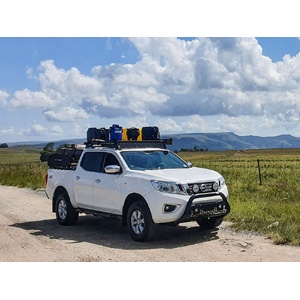 Nissan Navara/Frontier D23 3rd Gen (2014-2020) Slimline II Roof Rack Kit by Front Runner - KRNN002T
