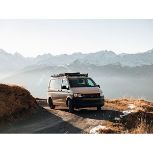 Volkswagen T6/T6.1 Caravelle Transporter SWB (2015-Current) Slimline II Roof Rack Kit by Front Runner - KRVT017T