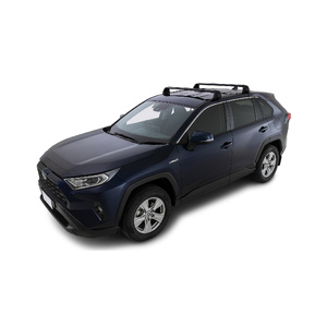 Rhino-Rack RV0783B Vortex ROC25 Flush Black 2 Bar Roof Rack for TOYOTA Rav4 Gen 5 XA50 5DR SUV (01/2019-Current)