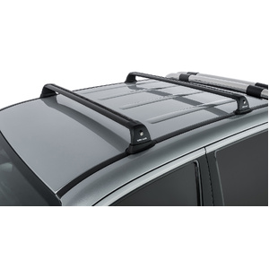 Rhino-Rack RVP24 Vortex RVP Black 2 Bar Roof Rack for VOLKSWAGEN Amarok 2H Dual Cab 4DR Ute (01/2011-12/2023)