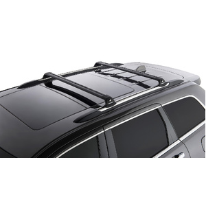 Rhino-Rack RVP27 Vortex RVP Black 2 Bar Roof Rack for JEEP Grand Cherokee WK2 With Metal Roof Rails 5DR 4WD (01/2011-12/2022)