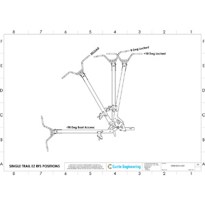 Single Trail EZ-EFS Vertical 3 Bike Carrier (Powercoated Finish)