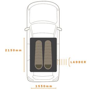 Darche Ridgeback Highrize Roof Top Tent 1550